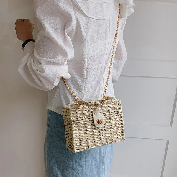 Chic Rattan Men's Travel Bag