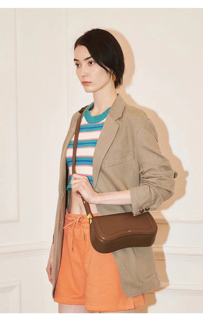 JW PEI Women's Fashion Adjustable Crossbody Shoulder Bag Retro Underarm Saddle Bag 