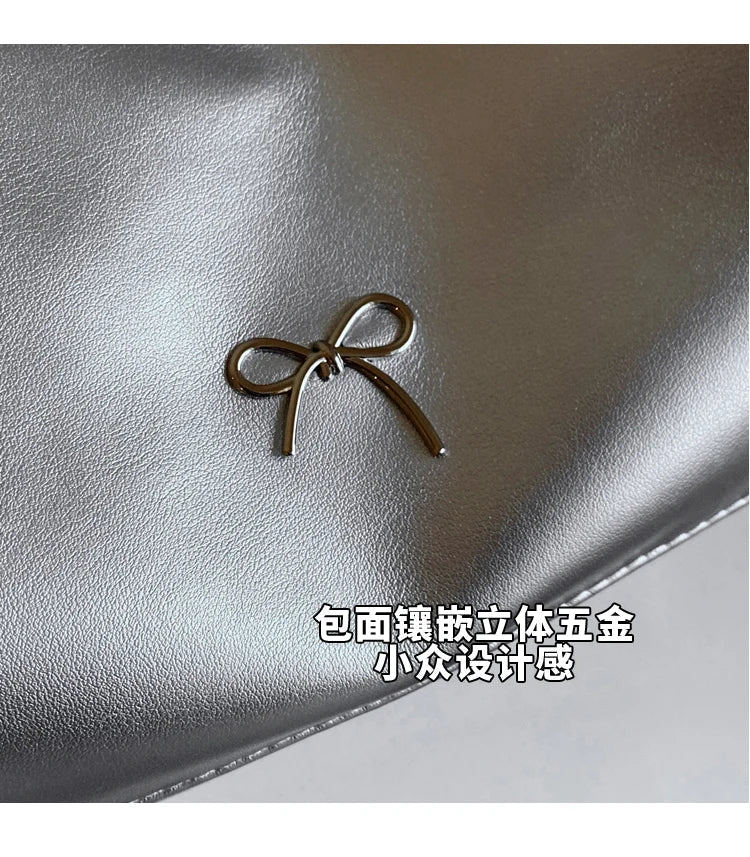 2024 Summer New Large Capacity Underarm Shoulder Bag Crossbody Bag Women's Fashion Backpack Comes with a Small Doll as a Gift 