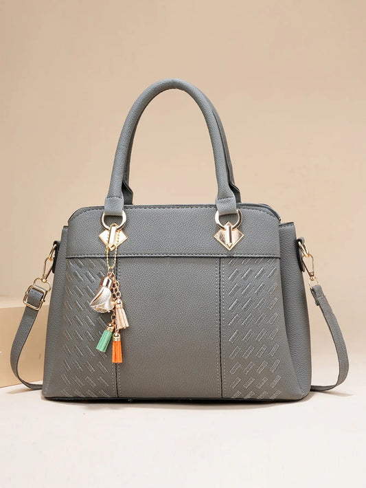 Fashionable Embroidered Handbag for Women, Crossbody, Flow, Su, Large Capacity Women's Shoulder Bag 