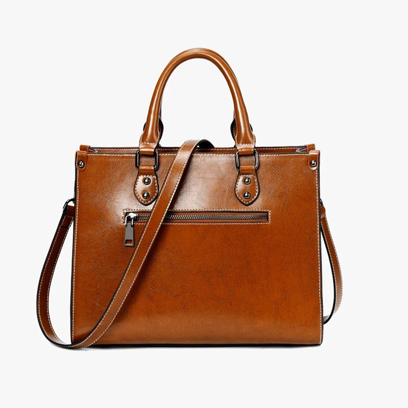 Women Handbag Cross body Shoulder Tote Bag Genuine Leather Shopping Fashion Office Female Real Cowhide Messenger Top Handle Bags 