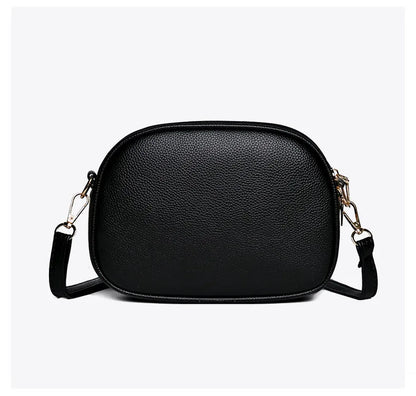 Veloria™ Round PU Messenger Bag 