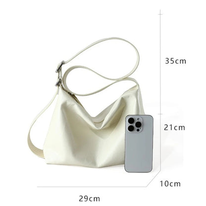 Veloria™ Genuine Leather Shoulder Satchel 