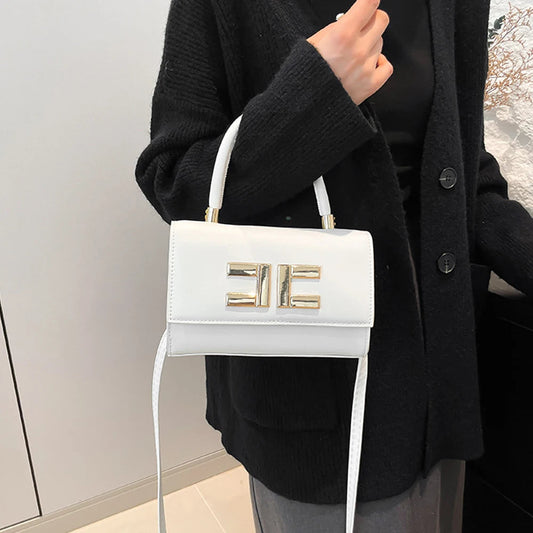 New Fashionable and Beautiful Women's Korean Edition Simple Texture Cross Shoulder Underarm Bag 