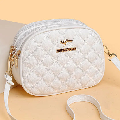 Veloria™ Round PU Messenger Bag 