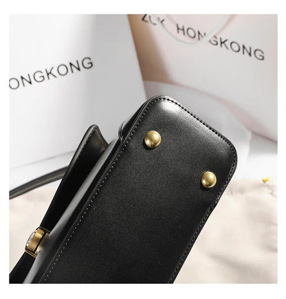 Armpit bag retro niche design high-end solid color one-shoulder portable genuine leather women's bag spring and summer versatile 