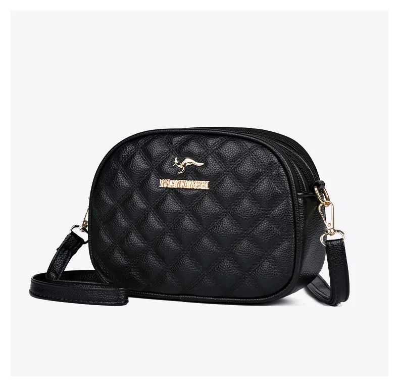 Veloria™ Round PU Messenger Bag 