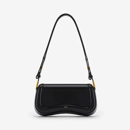 JW PEI Women's Fashion Adjustable Crossbody Shoulder Bag Retro Underarm Saddle Bag 