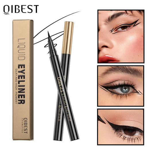 Long Lasting Black Liquid Eyeliner Waterproof Eye Liner Pencil Quick Drying Not Bloom Natural Eyeliner Liquid Pen Cosmetic Tools 