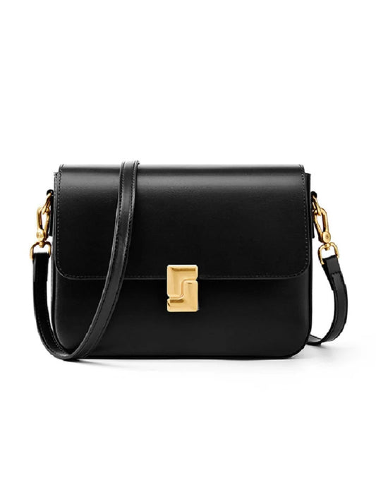 100% Genuine Leather Women shoulder Bag Fashion Small Square Armpit Bag High Quality Cowhide Women's Commuter Crossbody Bag 