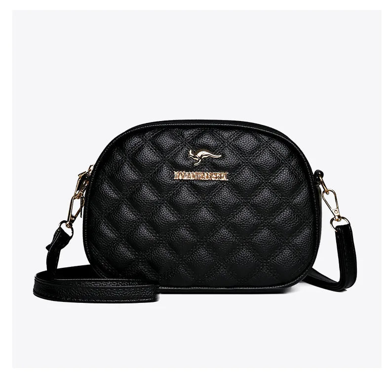Veloria™ Round PU Messenger Bag 