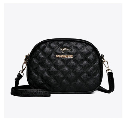 Veloria™ Round PU Messenger Bag 