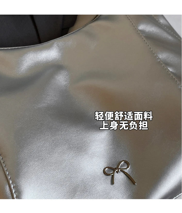2024 Summer New Large Capacity Underarm Shoulder Bag Crossbody Bag Women's Fashion Backpack Comes with a Small Doll as a Gift 