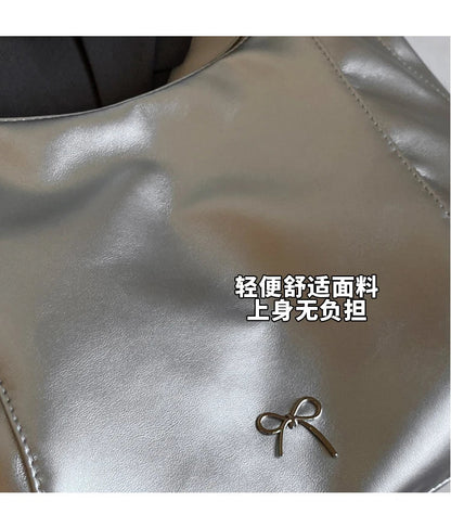 2024 Summer New Large Capacity Underarm Shoulder Bag Crossbody Bag Women's Fashion Backpack Comes with a Small Doll as a Gift 