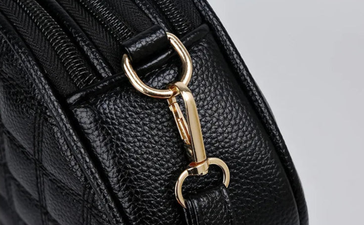 Veloria™ Round PU Messenger Bag 