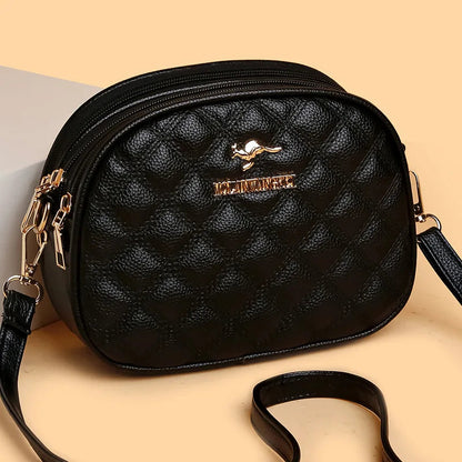 Veloria™ Round PU Messenger Bag 