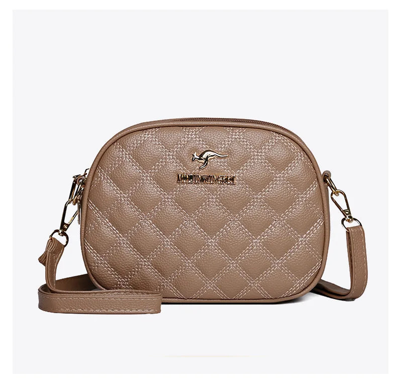 Veloria™ Round PU Messenger Bag 