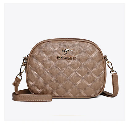 Veloria™ Round PU Messenger Bag 