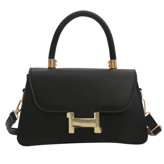 Pure Color Texture Simple Stylish Niche Handbag Spring Summer New Versatile INS Crossbody Bag Small Square Women's Bag 