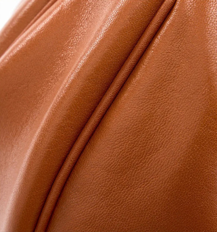 Motingsome Hobo Bag Woman Genuine Leather Handbag 2025 New Vegetable-tanned Cowhide Purses Large-capacity Niche Underarm Bags 