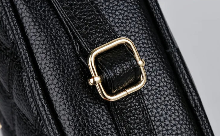 Veloria™ Round PU Messenger Bag 