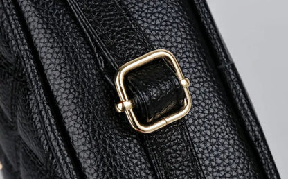Veloria™ Round PU Messenger Bag 