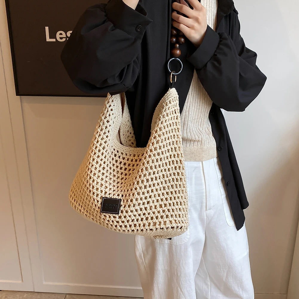 Veloria™ Crochet Cotton Tote 