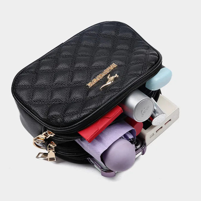 Veloria™ Round PU Messenger Bag 