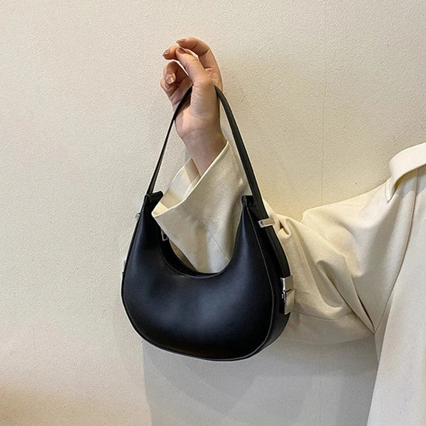 Stylish Half Moon Shoulder Bag 