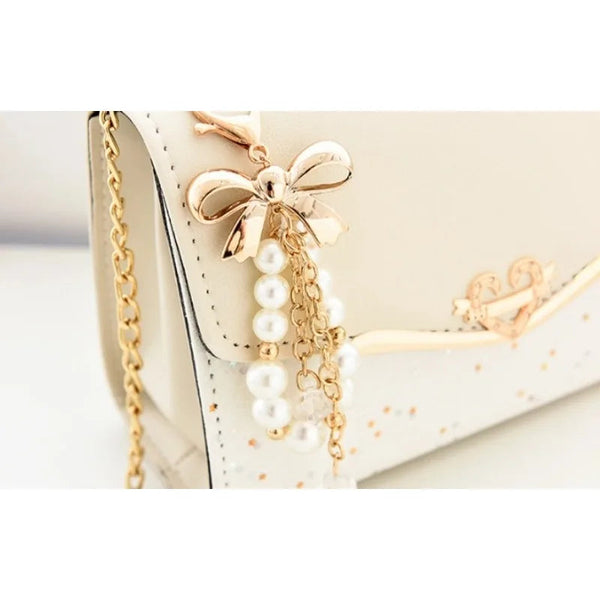 Chic Crossbody Bag with Charm 