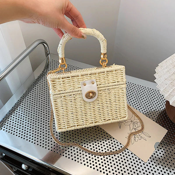 Chic Rattan Men's Travel Bag 