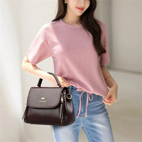Chic Leather Shoulder Bag 